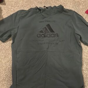 Adidas Gray Hoodie with Logo